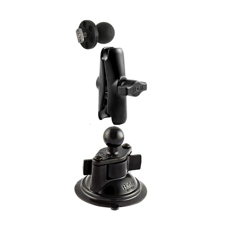 Twist Lock Suction Mount with T-Slot Ball